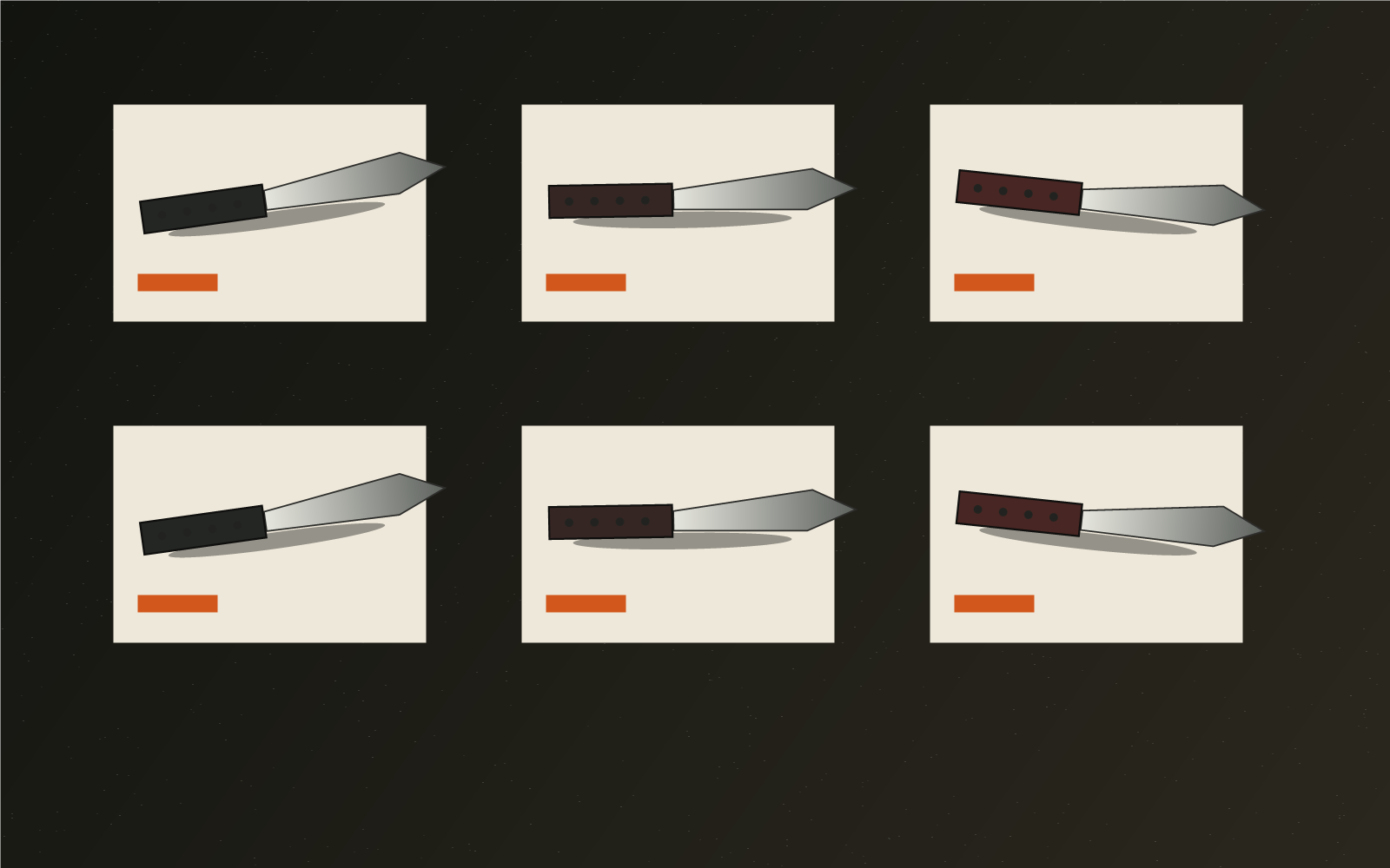 Wholesale knife sourcing desk and order notes